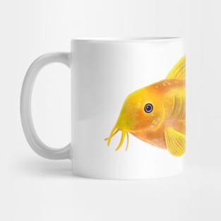 Gold Laser Corydoras Fish Mug